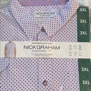 Nick Graham Performance Sport Shirt | New in Package Size 3XL